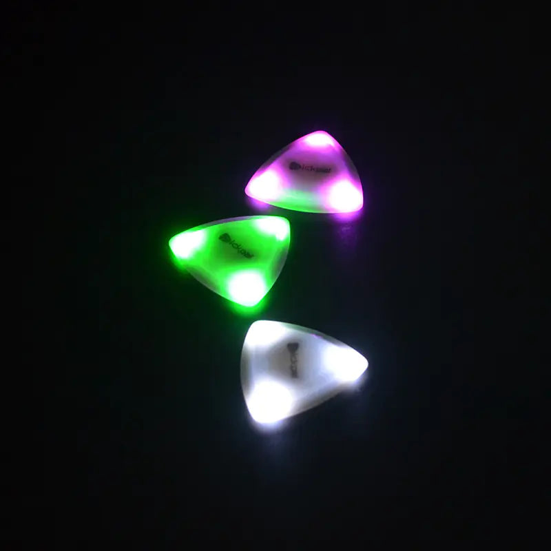 LED Glow Picks - Illuminated Triangle Guitar Picks