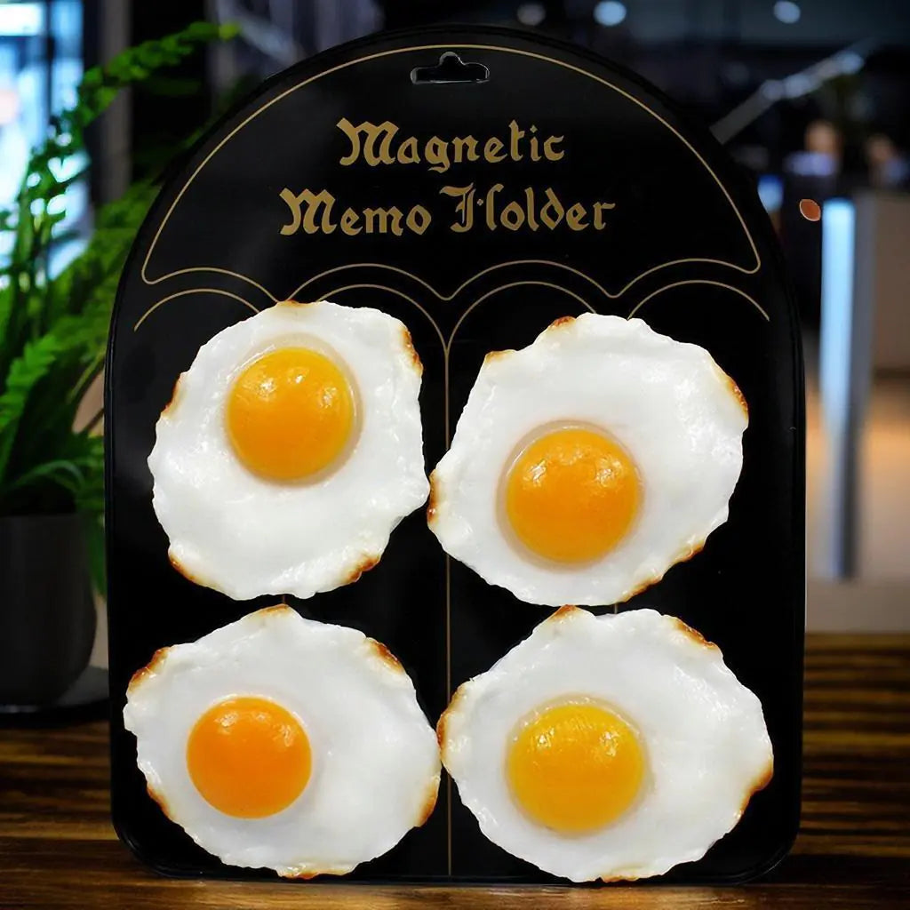 Creative Food Model Fried Egg Refrigerator Magnet Decor
