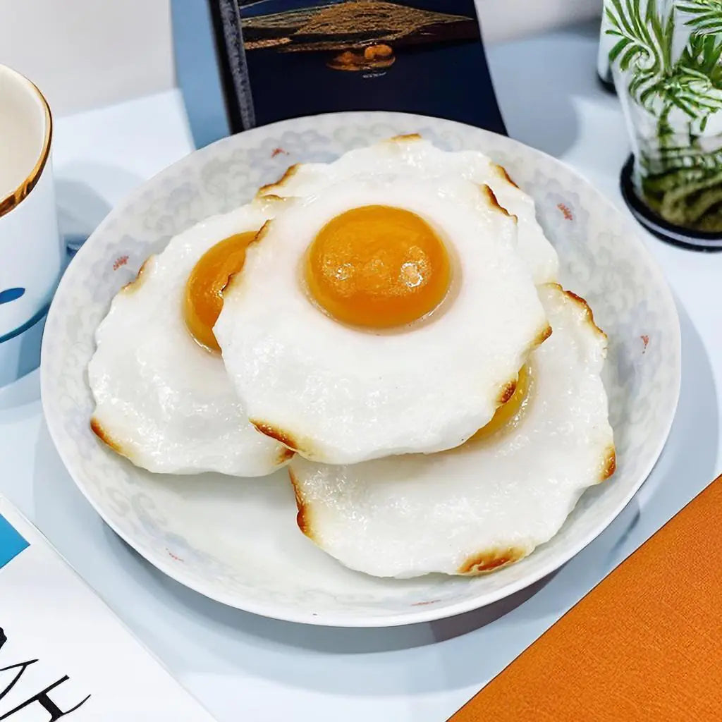 Creative Food Model Fried Egg Refrigerator Magnet Decor