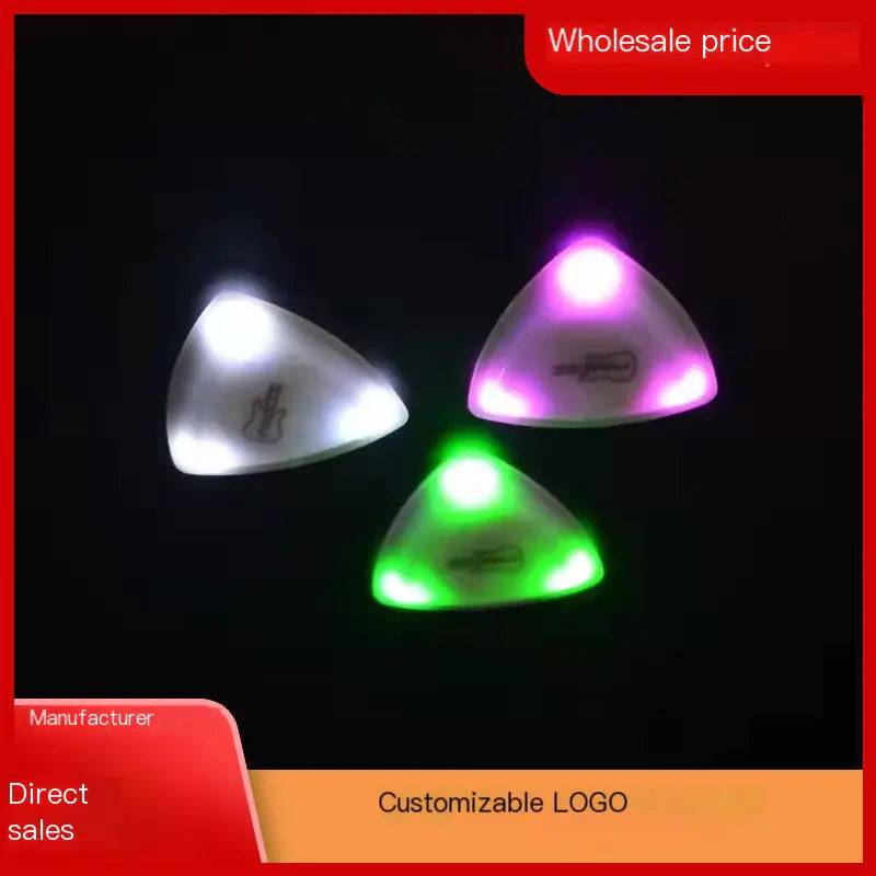 LED Glow Picks - Illuminated Triangle Guitar Picks
