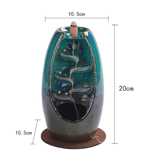 Ceramic Backflow Incense Holder for Home Decor